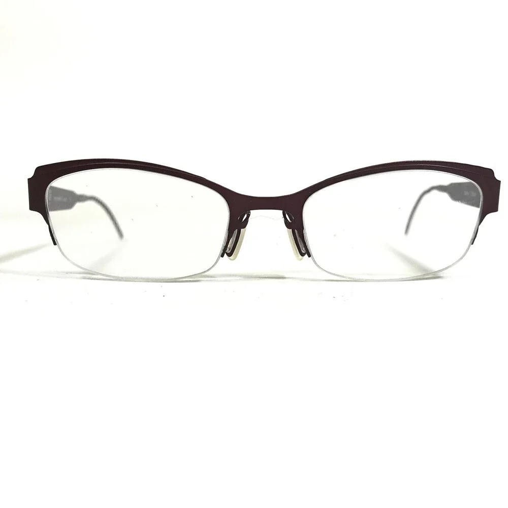 Zero G Eyeglasses Frames Ridgewood Merlot Red Rectangular Cat Eye 48-17-130